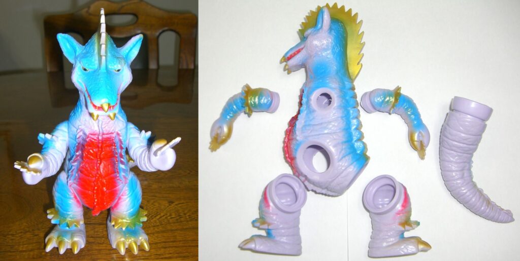 The project to make soft vinyl monster dolls walk on batteries: Mutilation monster "Gronken"