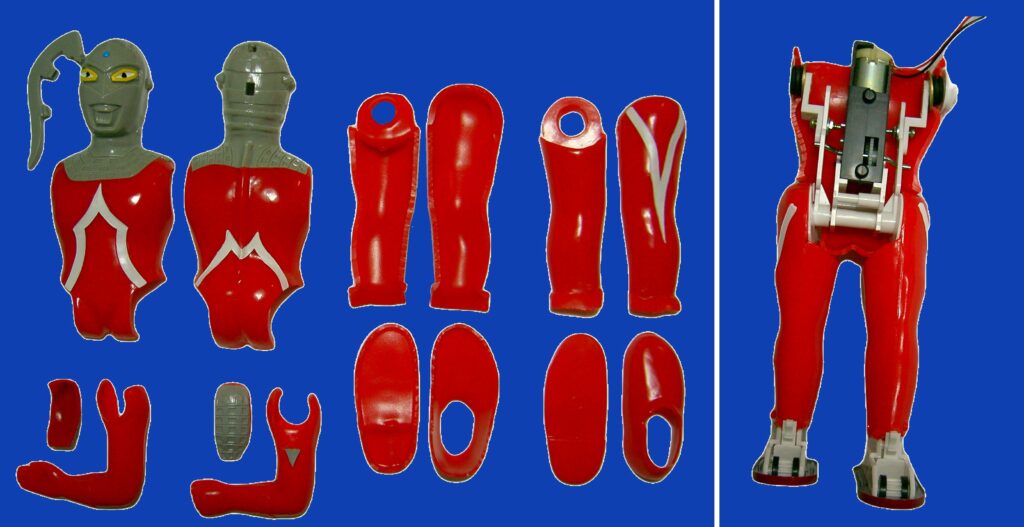 Maruzan plastic model "Ultraseven" reprint soft vinyl doll