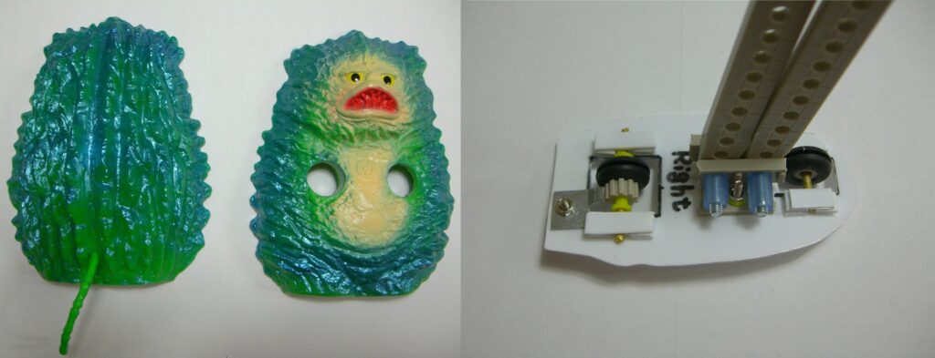 Marusan plastic model "Garamon" reprint soft vinyl doll