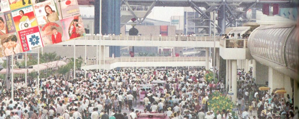 大阪万博 開催中の人出